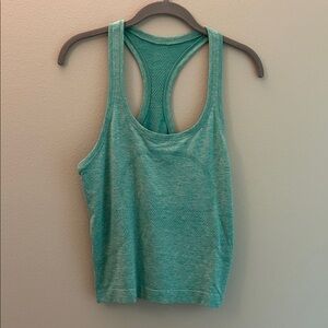 Lululemon Athletica Turquoise Racerback Tank Top